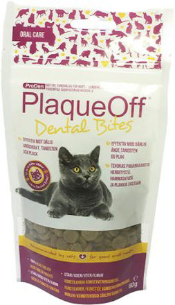 PLAQUEOFF DENTAL BITES CAT 60GR