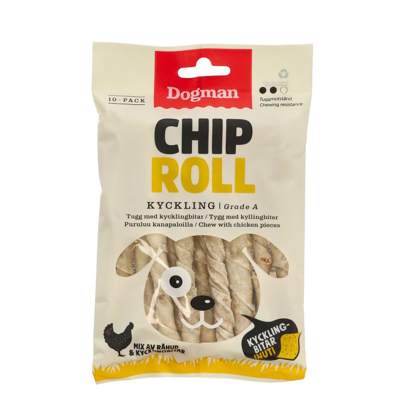 Dogman Chicken Chip Rolls 10-p