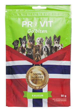 Provit Go'biten Frysetørket Kalkun Hund 50gr