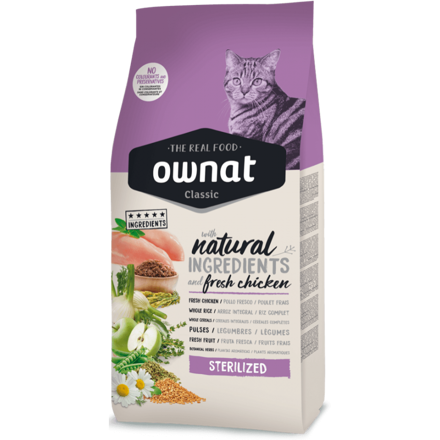 Ownat Cat Classic Sterilized 4 kg