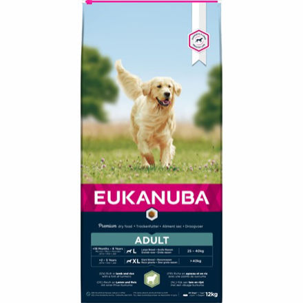 Eukanuba Dog Adult Large Breed Lamb & Rice, 12 kg