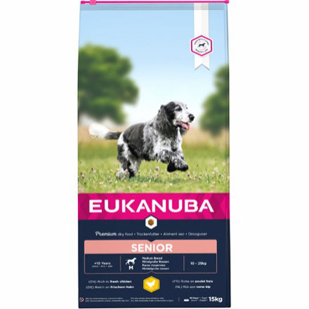 Eukanuba Dog Caring Senior Medium Breed 15kg