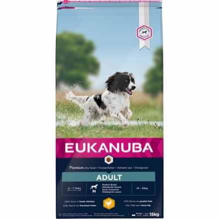 Eukanuba Dog Adult Medium Breed, 15 kg