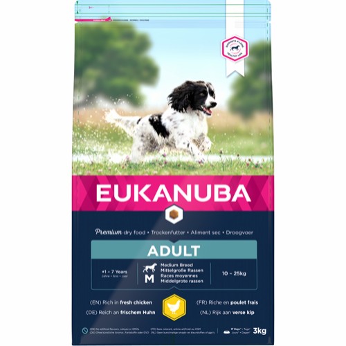 Eukanuba Dog Adult Medium Breed, 3 kg