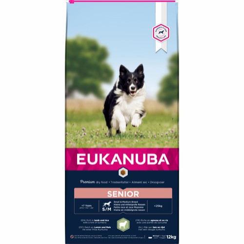Eukanuba Dog Mature & Senior Lamb & Rice, 12 kg