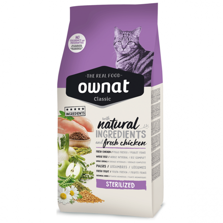 Ownat Cat Classic Sterilized 15kg