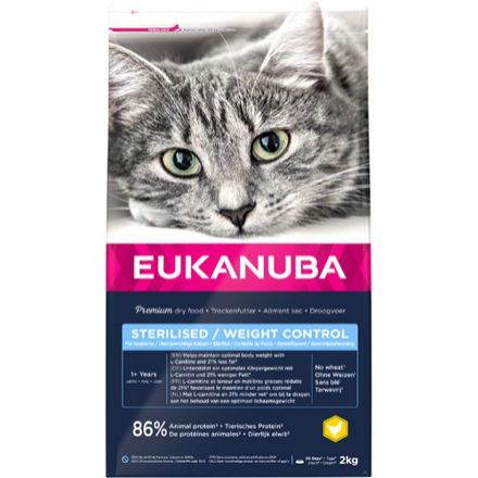 Eukanuba Cat Adult Sterilized/Weight Control - 2 kg