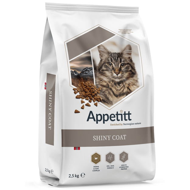 Zooservice. Appetitt Cat Shiny Coat 2,5kg