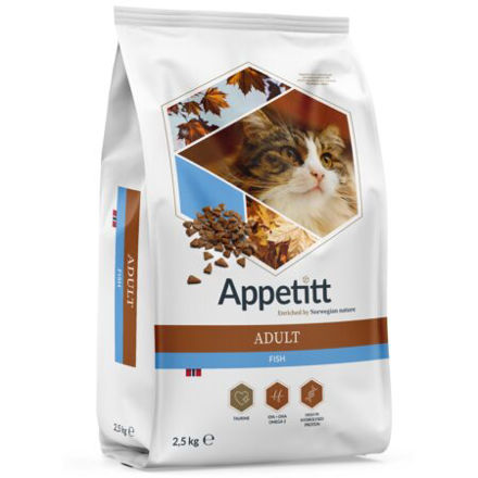 Appetitt Cat Adult Fish kattemat 2,5 kg