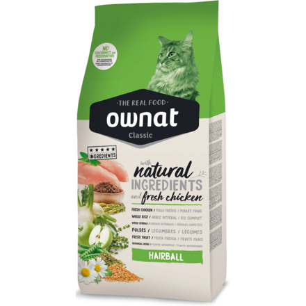 Ownat Classic Hairball Katt 4 kg