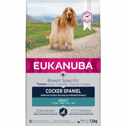 Eukanuba Dog Adult Cocker Spaniel, 7,5 kg