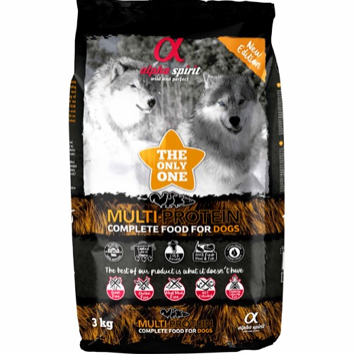 Alpha Spirit Multi-Protein Complete Dog Food 3kg