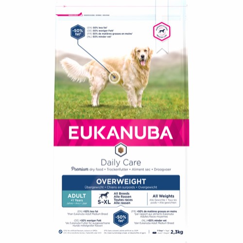 Eukanuba Dog Daily Care Overweight / Sterilized, 2,3 kg