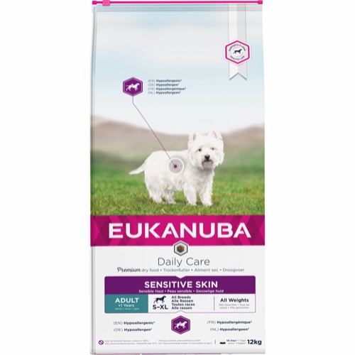 Eukanuba Dog Daily Care Sensitive Skin, 12 kg