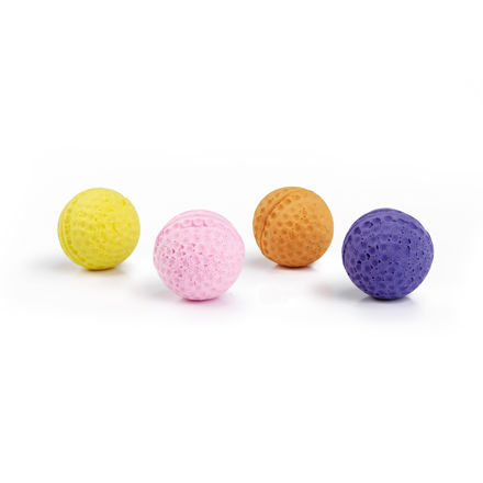 Katteleke skumgummiballer 4pk