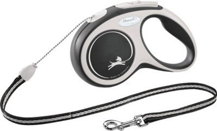 Flexi Koppel New Comfort M 5M Lina Svart, Max 20KG