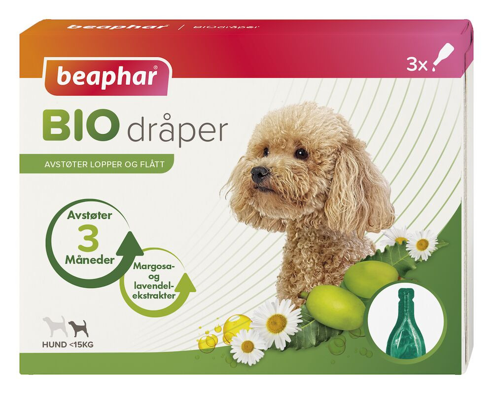 Beaphar Bio spot On utøydråper små hunder<15kg