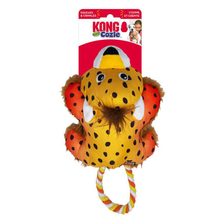Kong Cozie Tuggz Cheetah Flerfarget 34cm