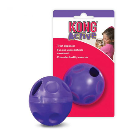 KONG Aktiviseringsleke Treat Ball Blå 8cm