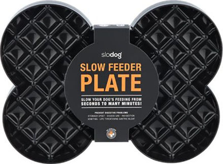 LickiMat SloDog Slow Feeder Plate SVART 35x26x3CM