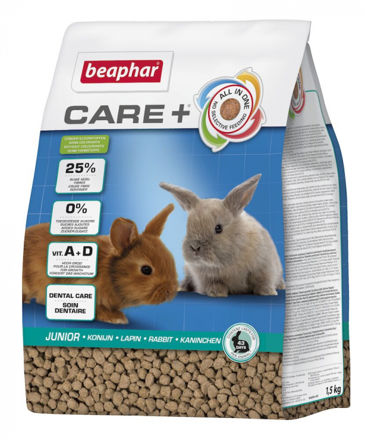 Beaphar Care+ Junior Kaninfôr 1,5kg