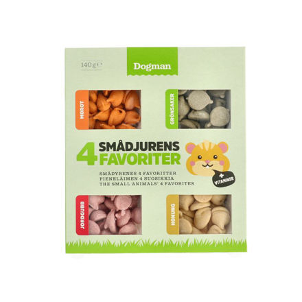 Dogman Smådyrenes fire favoritter 140g