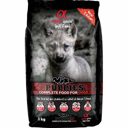 Alpha Spirit Semi-moist Puppies, 3 kg