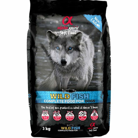 Alpha Spirit Wild Fish Moist Complete Dog Food 3kg
