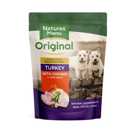 NM Pouches Hund Adult Kalkun og Kylling 300gr