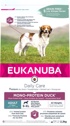 Eukanuba Dog Mono-Protein Duck 2,3kg