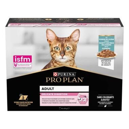 PRO PLAN® Cat Wet DELICATE DIGESTION med Havfisk  10x85g