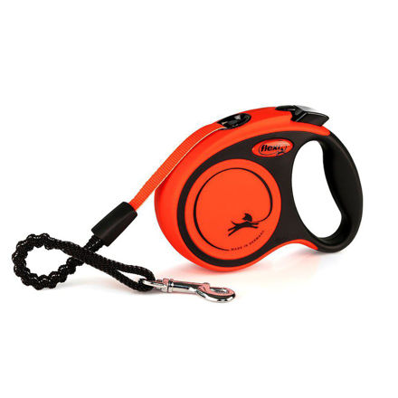 Flexi Koppel Xtreme XS Bånd 3m Svart/Orange Max15kg