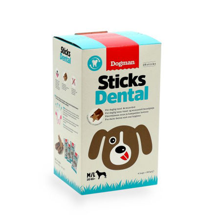 Dogman Sticks Dental M/L Box 28 sticks