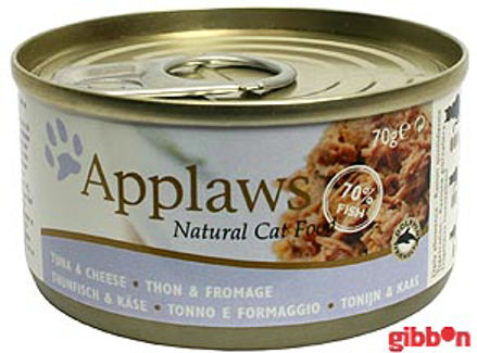 Applaws Katt Konserv Tuna Fillet&Cheese 70gr