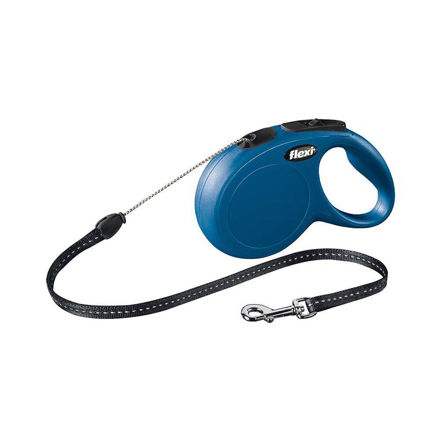 Flexi New Classic Cord Blå S 8m 12kg