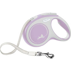 Flexi New Comfort M 5m Bånd, Rosa Max 25kg