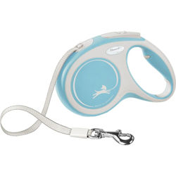 Flexi New Comfort M 5m Bånd, Lys Blå Max 25kg