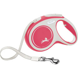 Flexi New Comfort M 5m Bånd, Rød Max 25kg